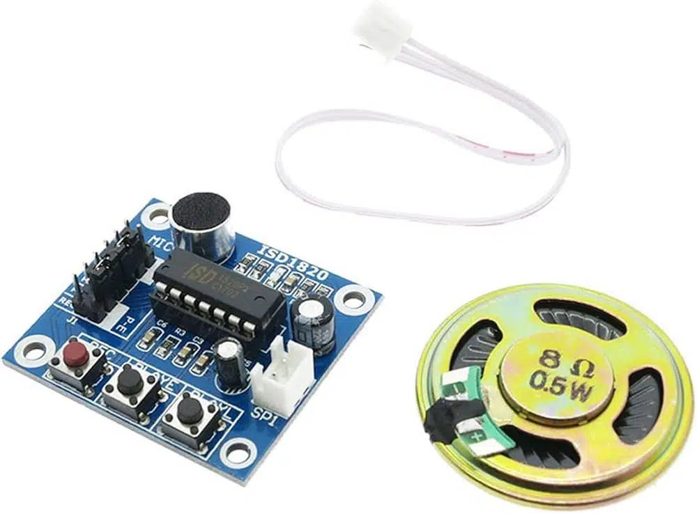 Arduino ISD1820 Ses Kayıt ve Oynatma Modülü Mikrofon+Hoparlör