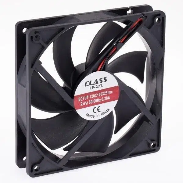 Class 120x120x25mm DC 24Volt Fan - 1Adet