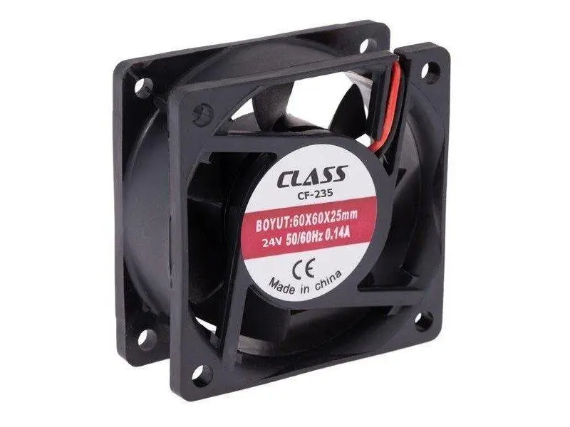 Class 60x60x25mm DC 24Volt Fan - 1Adet