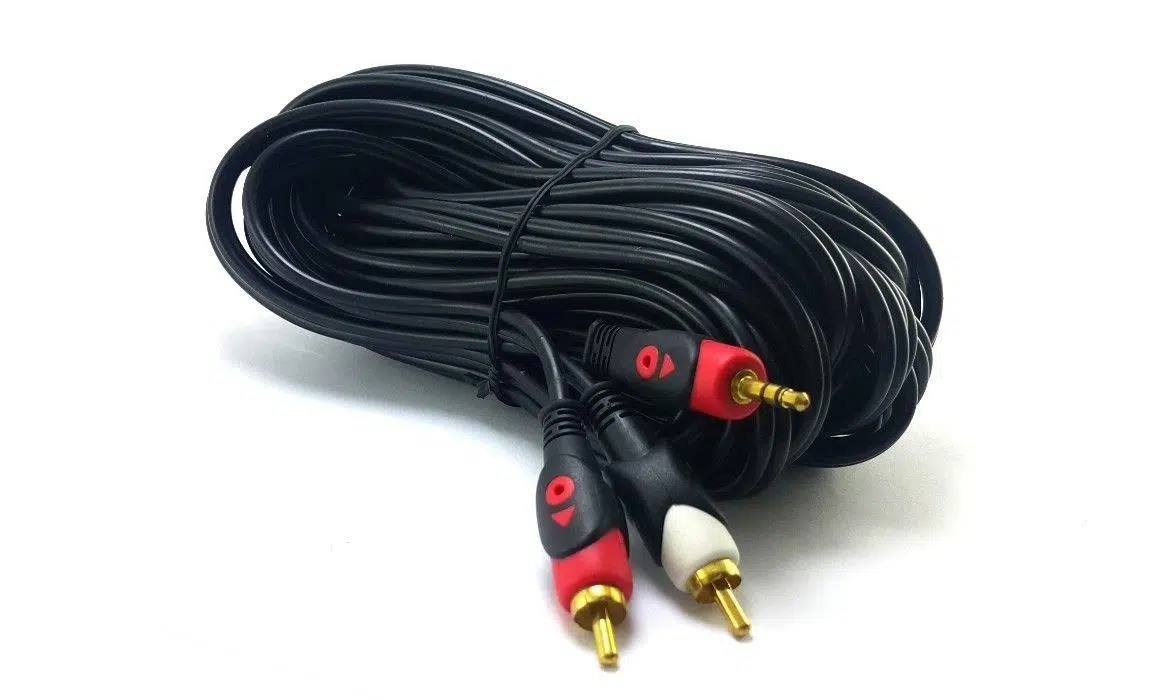 electroon 2RCA 3,5mm Stereo Kablo 3Metre Gold