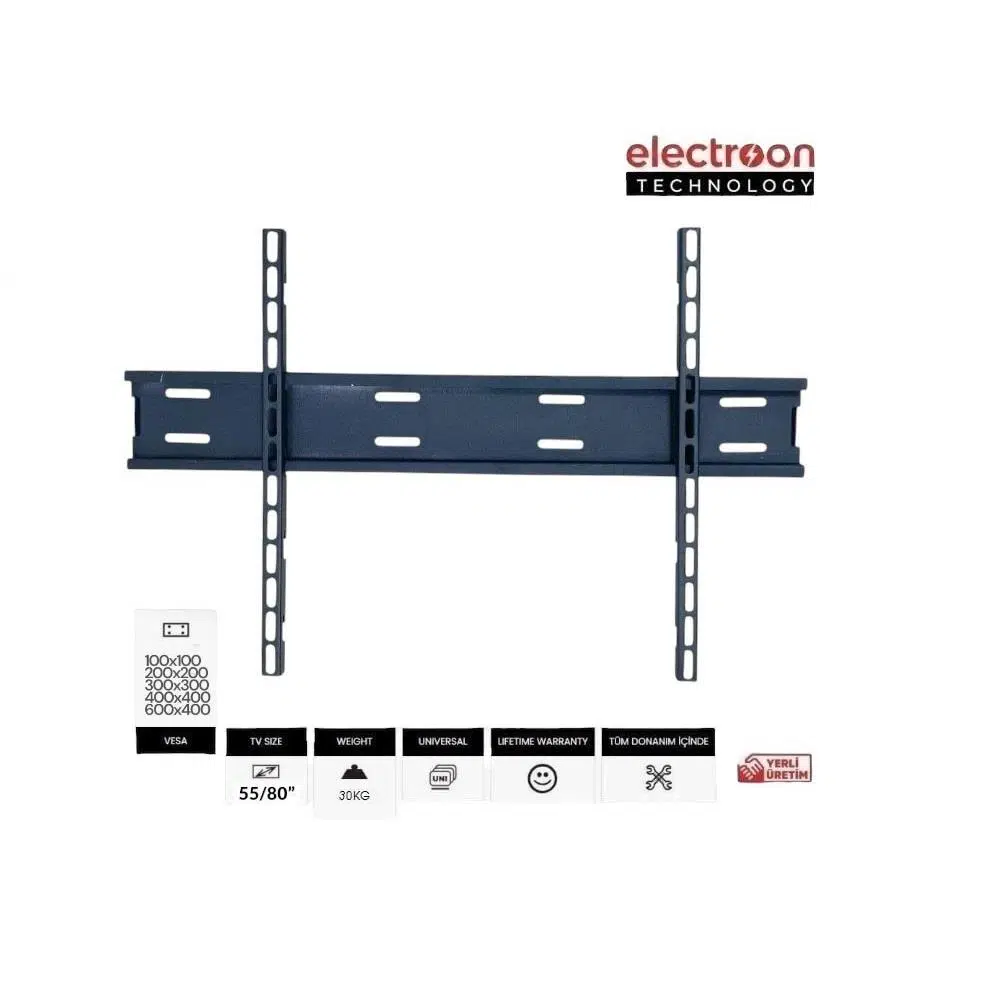 electroon 55-80'' 140-200 Ekran Sabit LCD-LED TV Duvar Askı Aparatı