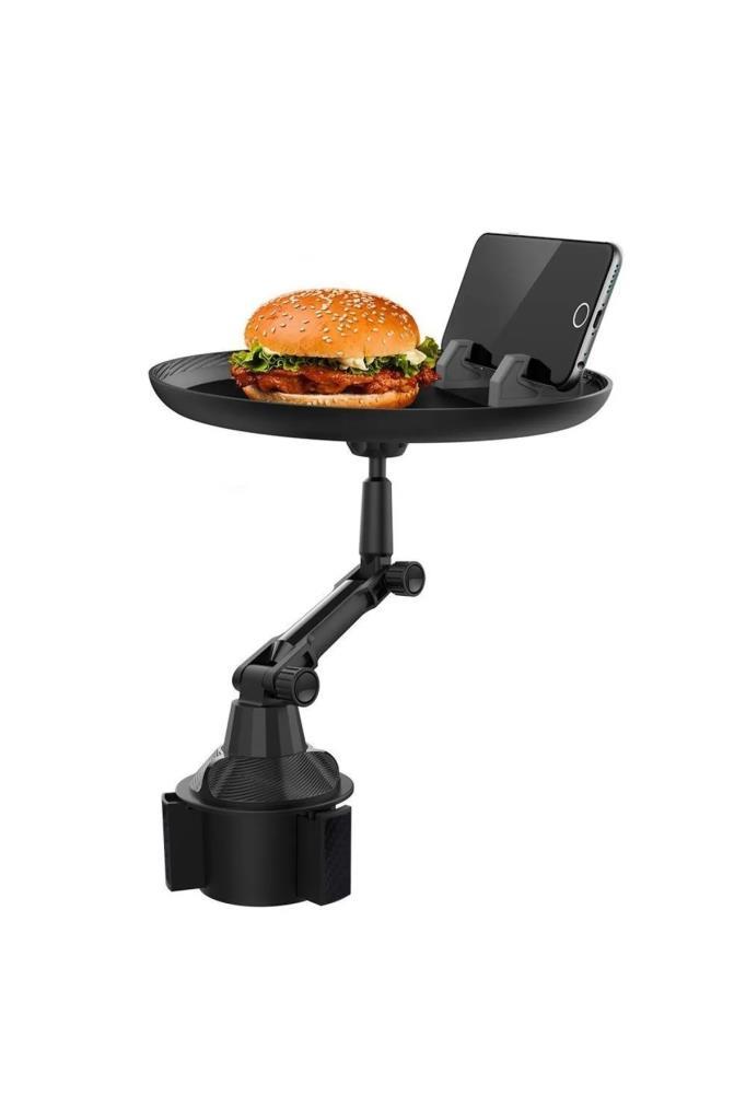 electroon Araç İçi Katlanabilir Bardaklık Telefon Tutucu ve Yemek Tepsisi