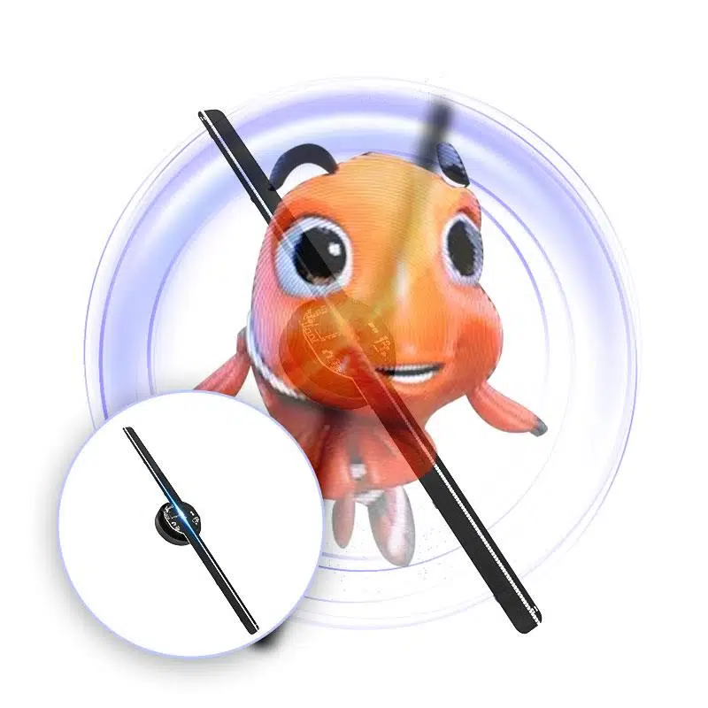 electroon F2 43cm Smart 3D Hologram Fan 12Volt IOS Anroid Kontrol