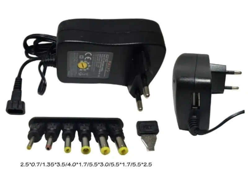 Fully 2Amper 3-12V Kademeli Ayarlanabilir Adaptör USB Çıkışlı