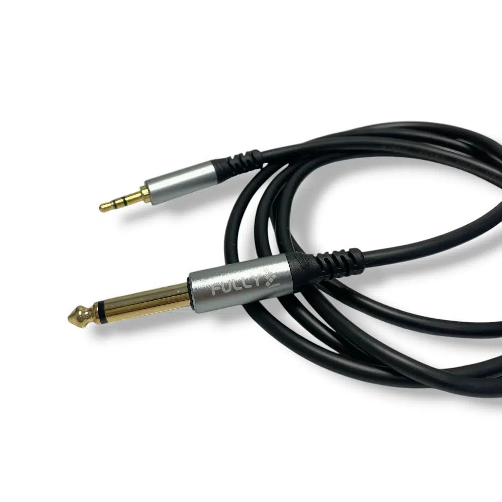 FULLY 3metre 6.3mm Mono - 3.5mm Stereo Kablo