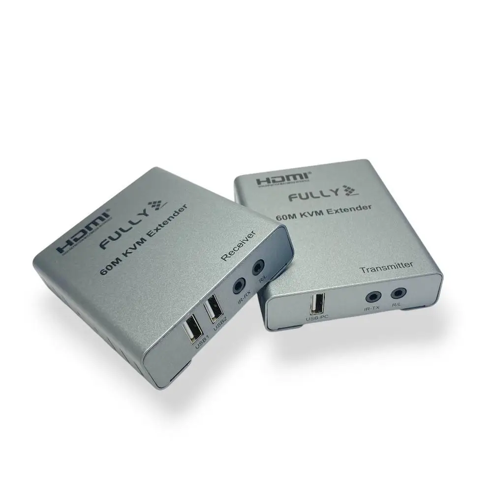 FULLY 60Metre HDMI+USB+IR To Cat6 KVM Extender