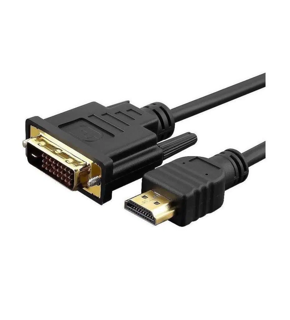 Fully HDMI To DVI 24+1 Altın Uçlu Kablo 50cm
