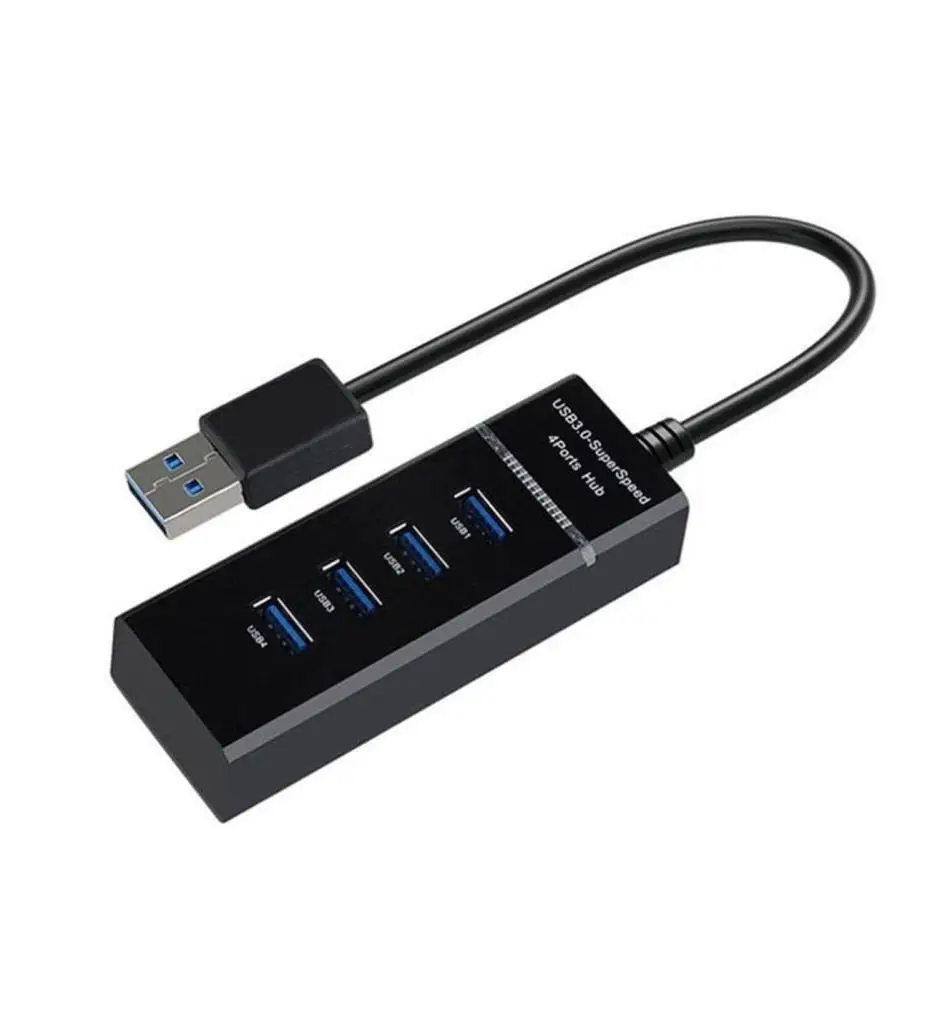 Fully S-802G 4Port USB 3.0 Hub 1x4 30cm