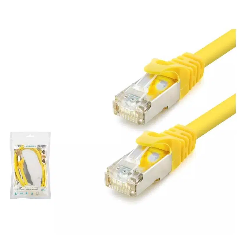 Hadron 30cm CAT7 Patch Kablo - Sarı