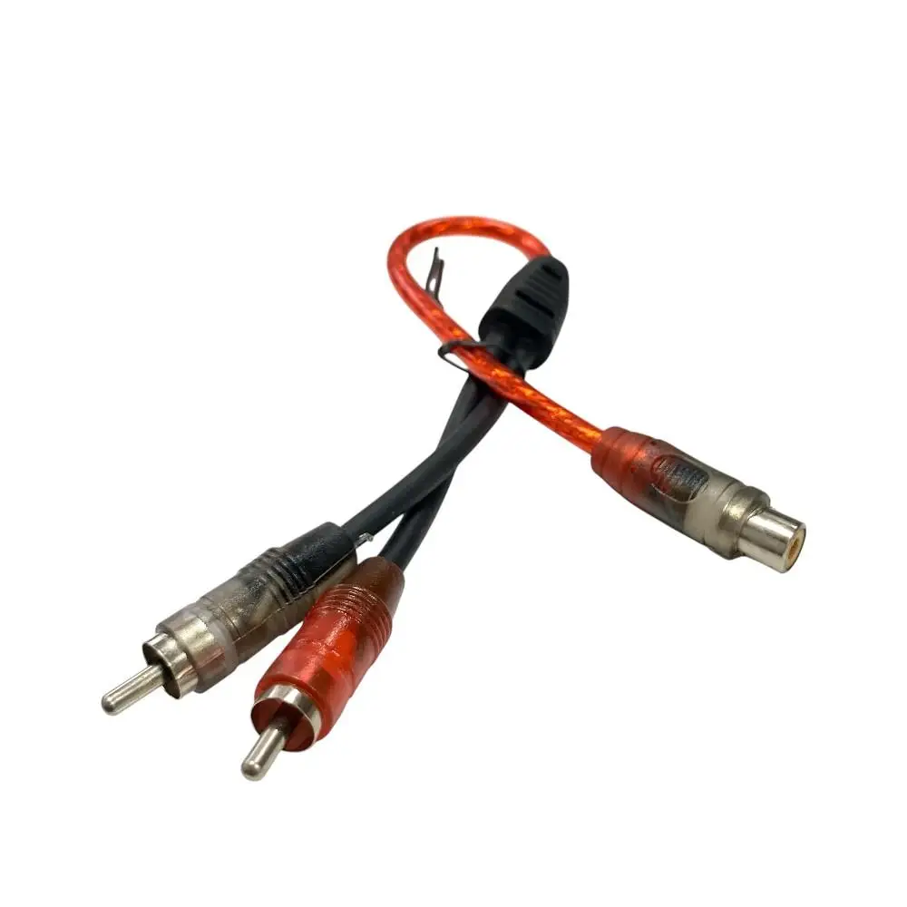 Jamesson 1Dişi/2Erkek RCA Y Silikon Kablo 30cm - 1Adet