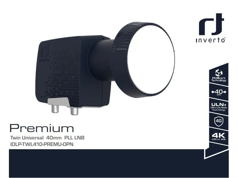 Inverto TWL-410 Premium ULN Twin LNB Full HD 4K Uyumlu