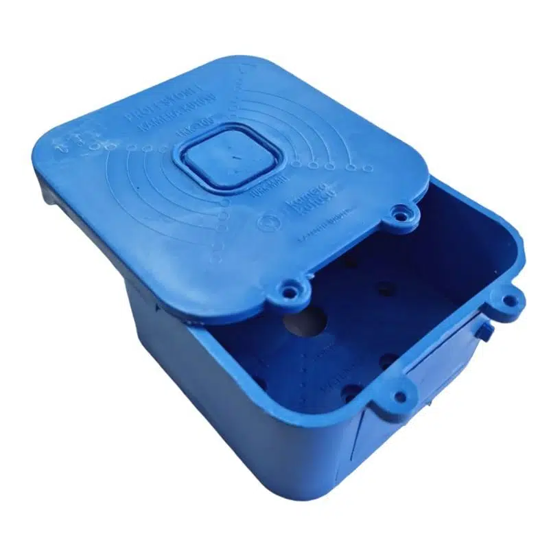 Kare Profesyonel Güvenlik Kamera Montaj Kutusu - Mavi