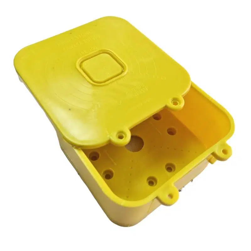 Kare Profesyonel Güvenlik Kamera Montaj Kutusu - Sarı