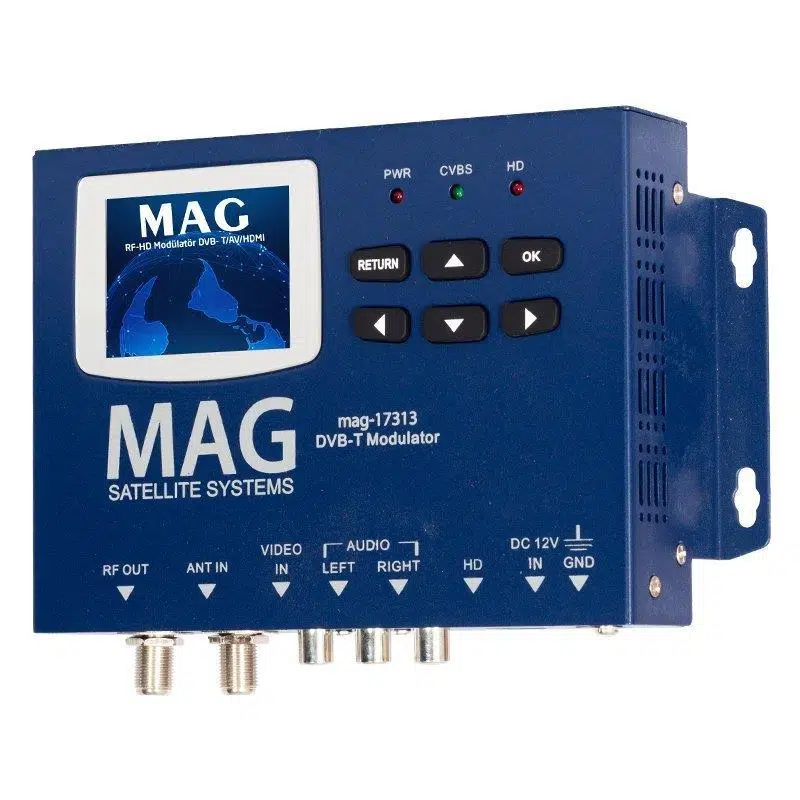 Mag HD-RF Converter Full HD Modulatör HDMI-CVBS DVB-T Encoder