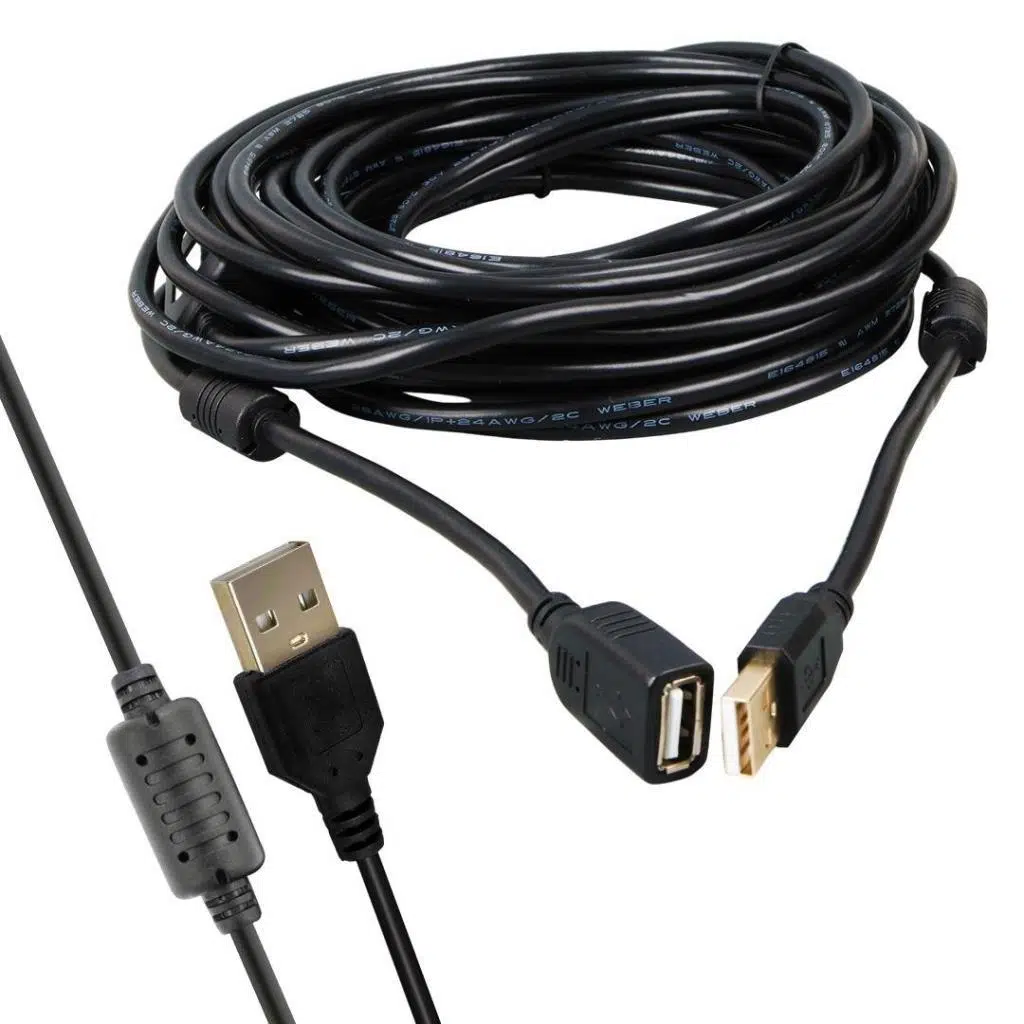 Powermaster PM-11955 Usb 2.0 Siyah Chipset 10Metre Usb Uzatma Kablosu