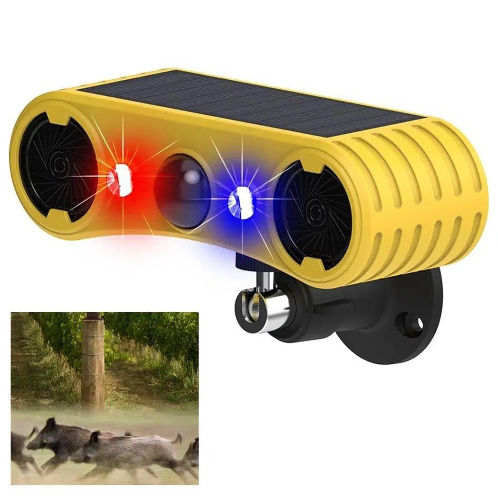 PowerMaster PM-26950 DC 5V Solar Sesli Hayvan Kovucu Alarm Cihazı