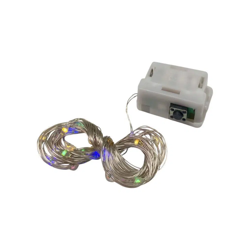 Powermaster PM-29156 4.5 Volt Pilli RGB 3Metre Kablolu Bağ Led