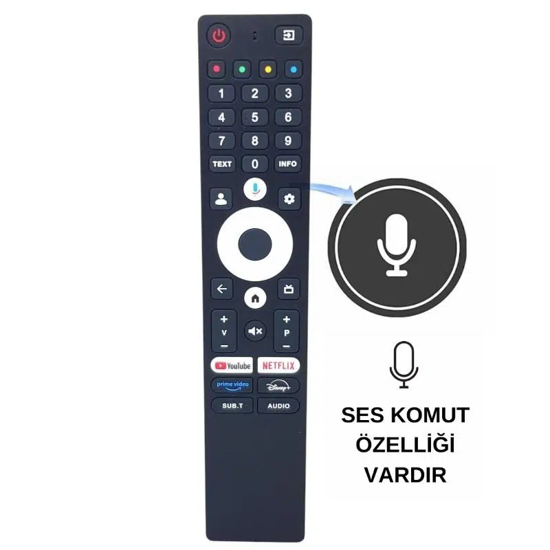 Profilo Android LED TV Kumandası - Ses Komutlu