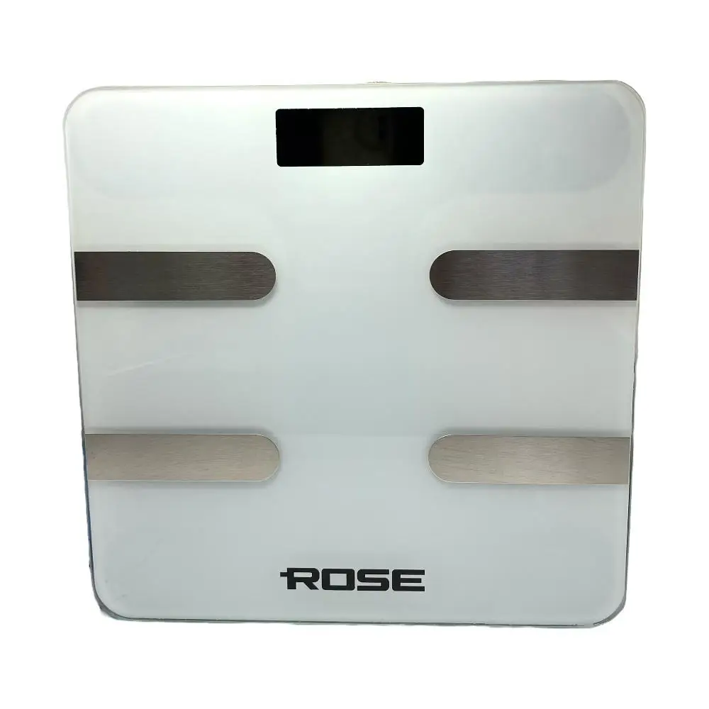 Rose RB-201 Akıllı Yağ Ölçer Dijital Tartı - Beyaz