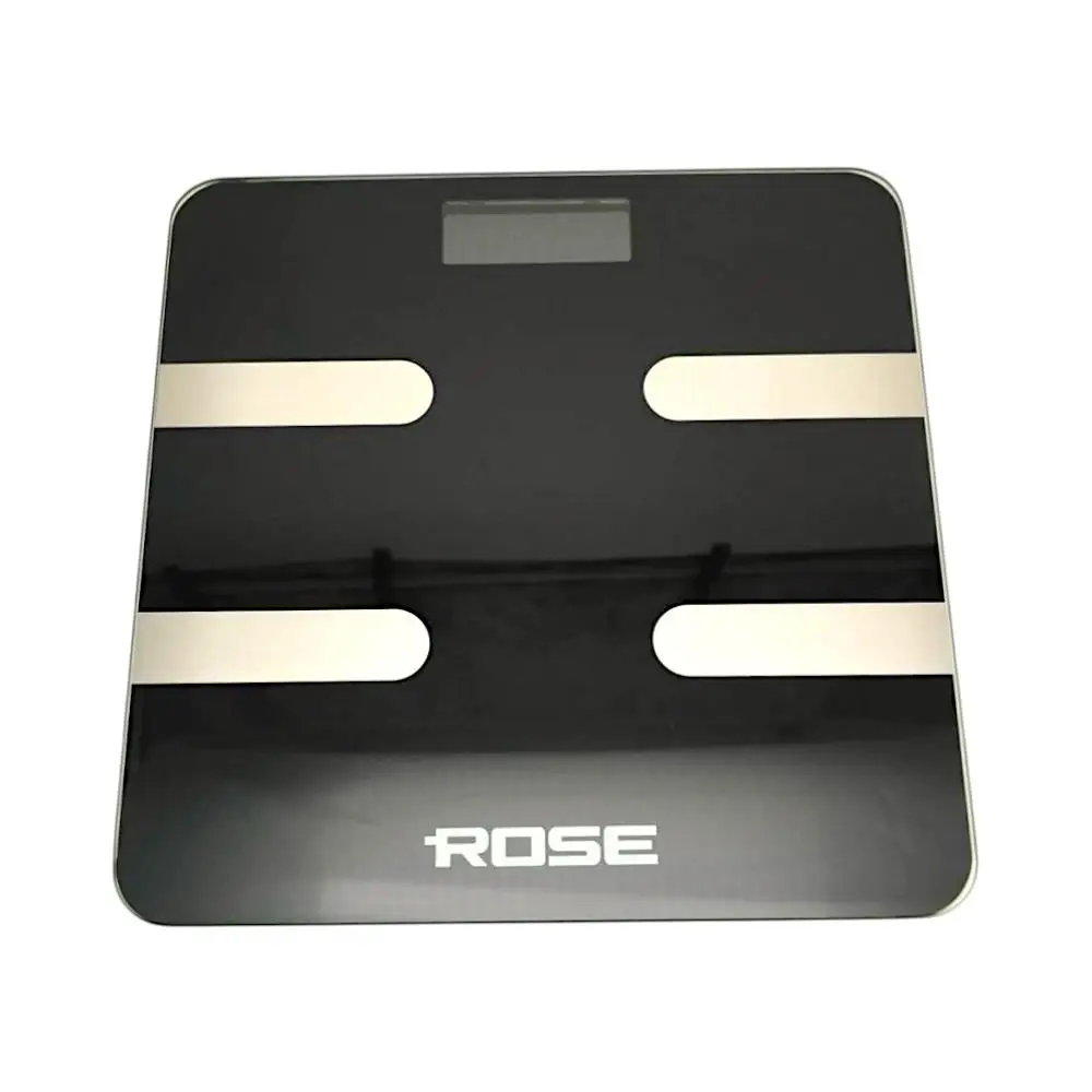 Rose RB-201 Akıllı Yağ Ölçer Dijital Tartı - Siyah