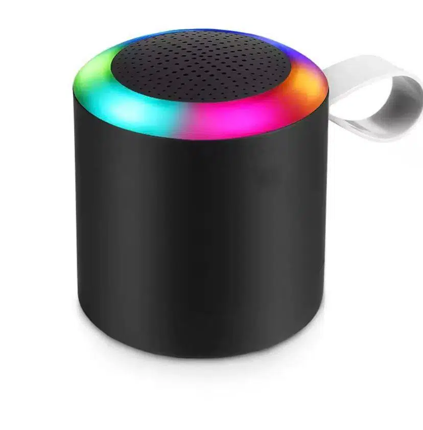 Rose SH-313 Işıklı Taşınabilir Şarjlı Bluetooth Hoparlör - Siyah