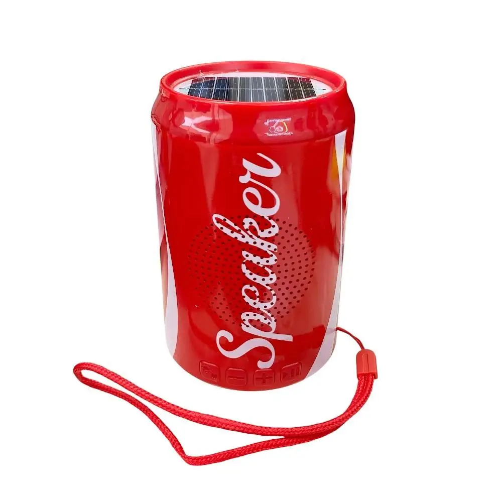 Rose SP-402 El Fenerli Taşınabilir Solar Şarjlı Bluetooth Kırmızı Hoparlör