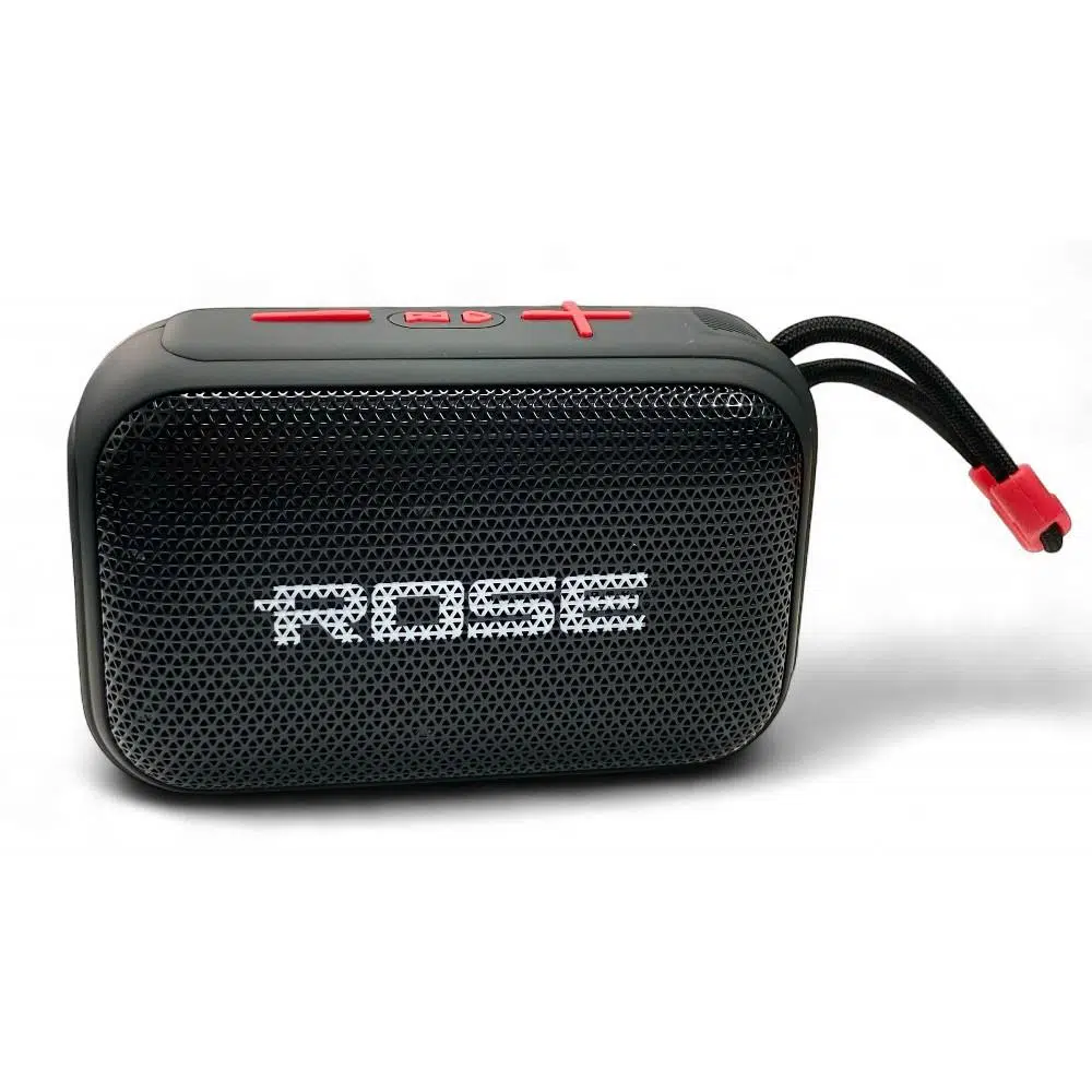 Rose SP-502 Taşınabilir Şarjlı Bluetooth Hoparlör - Siyah
