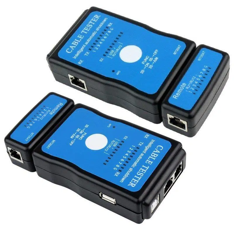 Powermaster USB-RJ11-RJ45-CAT5-CAT6 Kablo Test Cihazı