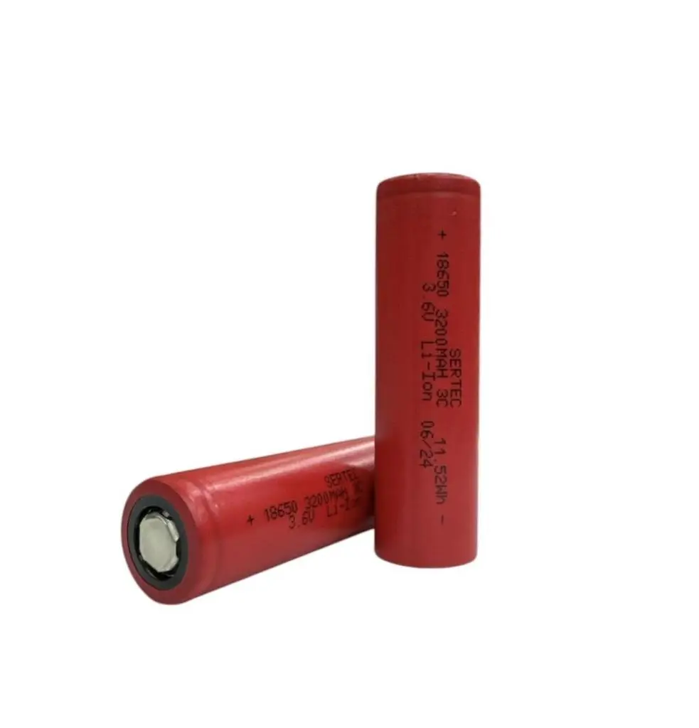 Sertec 18650 3.7V 3200Mah 3C Li-Ion Şarjlı Pil Başlıksız - 1Adet