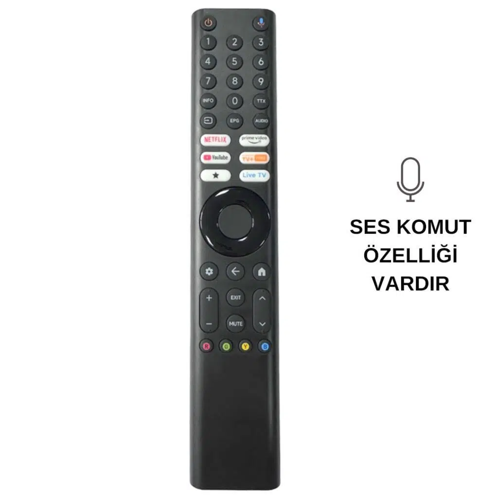 Xiaomi MI-VER.23 Netflix-Prime Video Tuşlu Bluetooth Kumanda - Ses Komutlu